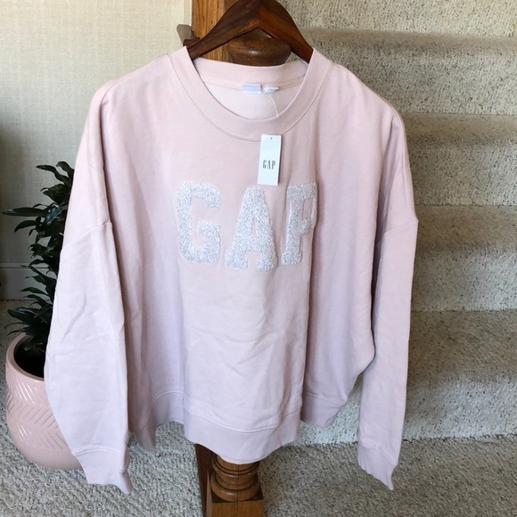 NWT GAP Baby Pink Boxy Crewneck Sweater - Picture 1 of 8
